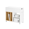 Vorverkauf | SoBuy | Aktenschrank| Aktenschrankwagen | Druckertisch | Rollcontainer | Weiß | FBT134-W