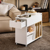 Vorverkauf | SoBuy | Aktenschrank| Aktenschrankwagen | Druckertisch | Rollcontainer | Weiß | FBT134-W