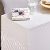 SoBuy | Druckertisch | Druckerständer | Aktenschrank mit Fächern | Beistelltisch | Weiß | FBT135-W