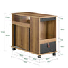 SoBuy | Aktenschrank | Aktenschrankwagen | Druckerständer | Rollcontainern | Vintagebrau | FBT143-PF
