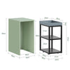 SoBuy | 2er Set Beistelltisch | Satztisch | Couchtisch | Stapelbar Sofatisch | Grün | FBT145-GR
