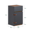 SoBuy | Nachttisch | Boxspringbett | Beistelltisch | Sofatisch Dunkelgrau | FBT146-DG