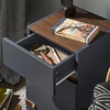 SoBuy | Nachttisch | Boxspringbett | Beistelltisch | Sofatisch Dunkelgrau | FBT146-DG