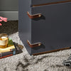 SoBuy | Nachttisch | Boxspringbett | Beistelltisch | Sofatisch Dunkelgrau | FBT146-DG