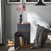 SoBuy | Nachttisch | Boxspringbett | Beistelltisch | Sofatisch Dunkelgrau | FBT146-DG