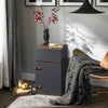 SoBuy | Nachttisch | Boxspringbett | Beistelltisch | Sofatisch Dunkelgrau | FBT146-DG