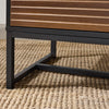SoBuy | Nachttisch mit 2 Schubladen | Sofatisch | Beistelltisch | Vintage-Braun | FBT156-BR