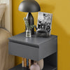 SoBuy | Nachttisch | Nachtschrank | Beistelltisch | Kommode Grau | FBT49-HG