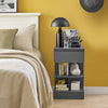 SoBuy | Nachttisch | Nachtschrank | Beistelltisch | Kommode Grau | FBT49-HG