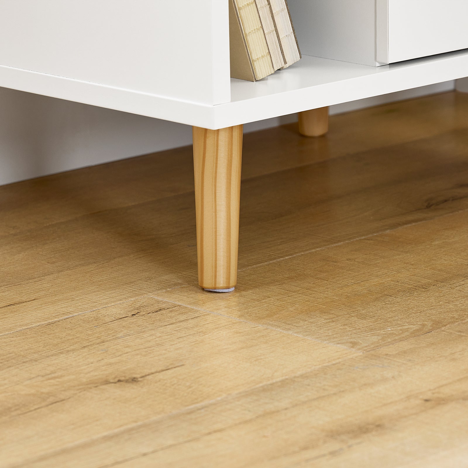 SoBuy | Nachttisch | Beistelltisch | Telefontisch | Kommode Weiß | FBT95-W