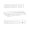 SoBuy | Schweberegal | mit Schublade | LED-Bewegungssensor-Licht | Wandschublade | Wandregal Weiß | FHK38-W