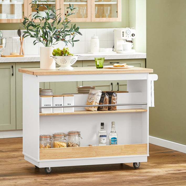 Küchenwagen Mit Haustierbereich - Vielseitige Insel Mit Stauraum