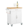 SoBuy | Küchenwagen | Küchenschrank | Servierwagen Weiß | FKW13-WN