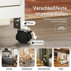 SoBuy Küchenwagen Servierwagen Für Küche, Esszimmer Weiß 68x85x38cm FKW79-W