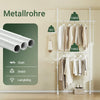 SoBuy | Teleskop Kleiderstange | Kleiderstangen System | Regalsystem | FRG109-II-W