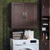 SoBuy | Wandschrank | Hängeschrank | Badschrank | Medizinschrank | Braun | FRG231-BR