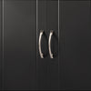Vorverkauf | SoBuy | Hängeschrank mit 2 Türen | Badschrank | Wandschrank | Küchenschrank | Schwarz | FRG231-L-SCH