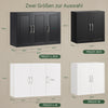 SoBuy | Wandschrank | Hängeschrank | Badschrank Schwarz | Medizinschrank | FRG231-SCH