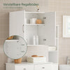 SoBuy | Wandschrank Bad | Hängeschrank | Badschrank Weiß | FRG231-W