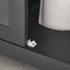 SoBuy | Waschbeckenunterschrank | Badezimmerunterschrank Dunkelgrau | FRG237-II-DG