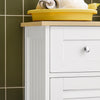 SoBuy | Badkommode | Badzimmerschrank | Sideboard | Badmöbel | Weißnatur | FRG238-WN
