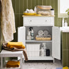 SoBuy | Badkommode | Badzimmerschrank | Sideboard | Badmöbel | Weißnatur | FRG238-WN