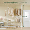 SoBuy | Teleskop Kleiderstange | Kleiderstangen System | Regalsystem | FRG34-II-W