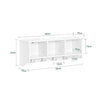 Sobuy | Wall Wardrobe | Hangenegal | Flurga Mobby White | FRG48-W