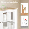 SoBuy | Küchenschrank | Hochschrank | Aufbewahrungsschrank | Buffet | Weiß | FSB101-W