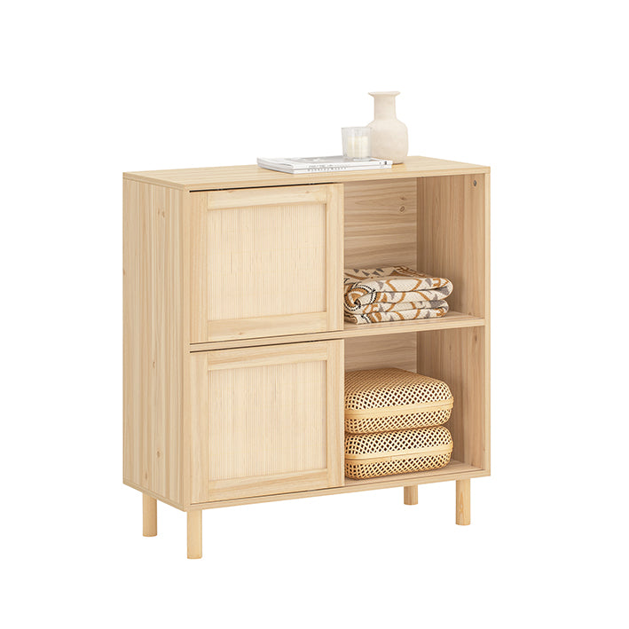 SoBuy | Sideboard mit Schiebetüren | Flurschrank | Küchenschrank