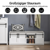 SoBuy | Garderobenbank | Sitzbank | Dielenbank | Schuhbank | FSR133-W