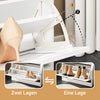 Vorverkauf | SoBuy Schuhkipper Schuhschrank mit 2 Klappen schmal Weiß 60x80x25cm FSR137-W