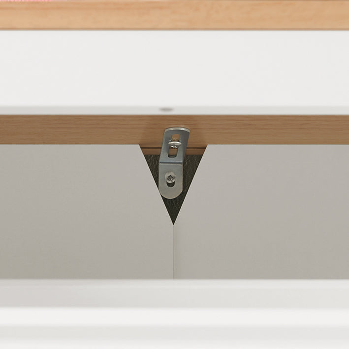 Vorverkauf | SoBuy | Schuhkipper | Schuhschrank mit 3 Klappen | Schuhkommode Weiß | FSR144-WN