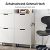 Vorverkauf | SoBuy | Schuhkipper mit 2 Klappen | Schuhschrank | Schuhkommode | Weiß | FSR151-W