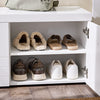 Sobuy | Cloakroom Bench | Sedadlo | Rostlinná lavice | Lavička bot | FSR117-W