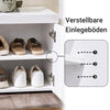 Sobuy | Cloakroom Bench | Sedadlo | Rostlinná lavice | Lavička bot | FSR117-W