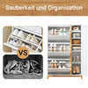 SoBuy | Schuhkipper | Schuhschrank mit 3 Klappen | Schuhkommode Weiß | FSR189-WN