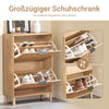 SoBuy | Schuhschrank Schmal | Schuhkipper | Schuhregal | B60xH88xT24 cm | FSR200-N