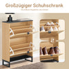 Vorverkauf | SoBuy | Schuhschrank schmal schuhkipper | Schuhregal mit Klappen | für 8-12 Paar | Schuhe | FSR202-N