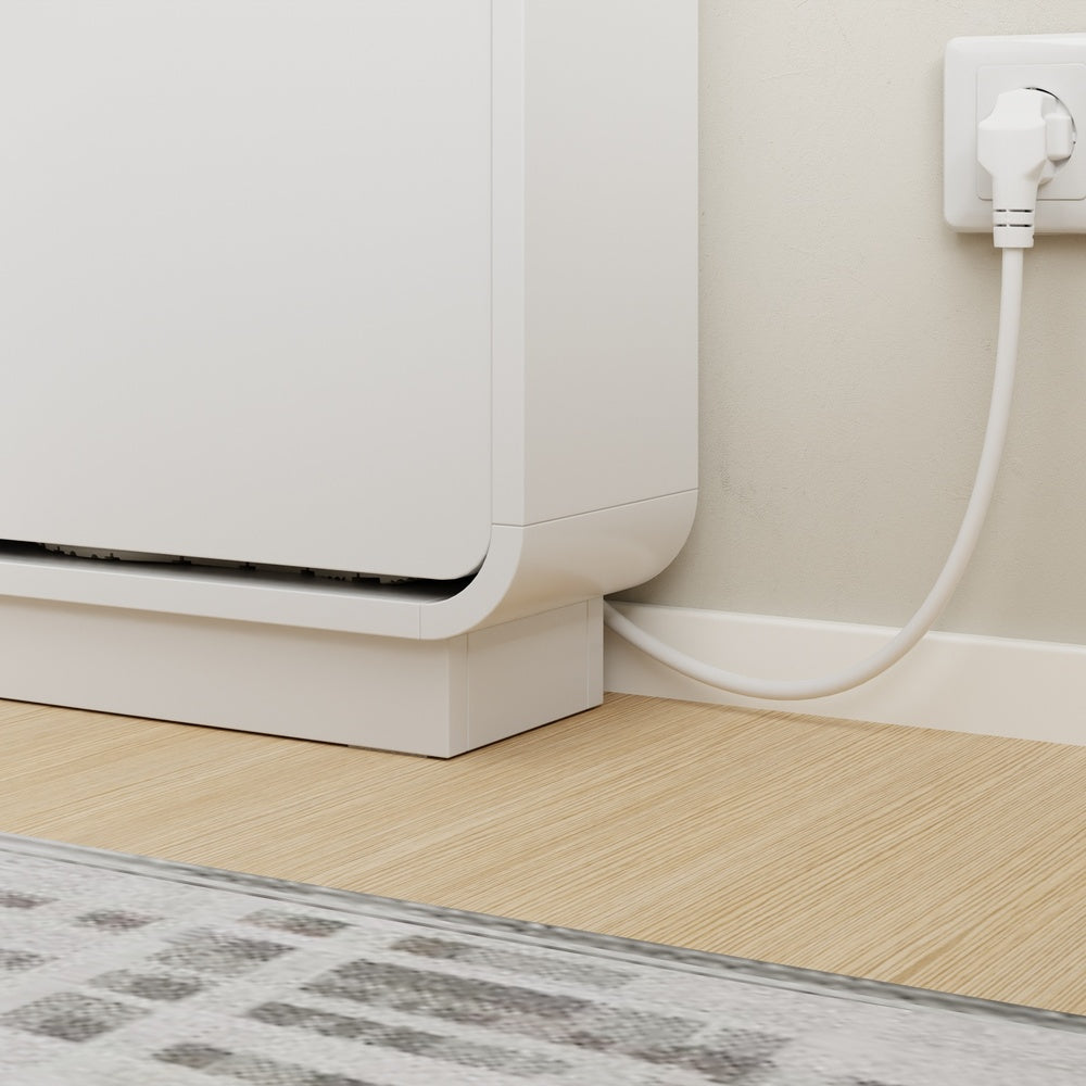 SoBuy Schuhschrank Schmal – 15 cm Tief, mit Steckdose für Flur FSR229-E-WN