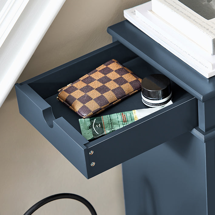 SoBuy | Schuhkipper | Schuhschrank mit 3 Klappen | Schuhkommode Blau | FSR94-B