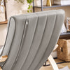 SoBuy | Schaukelstuhl | Stillstuhl | Schwingsessel grau | FST16-DG