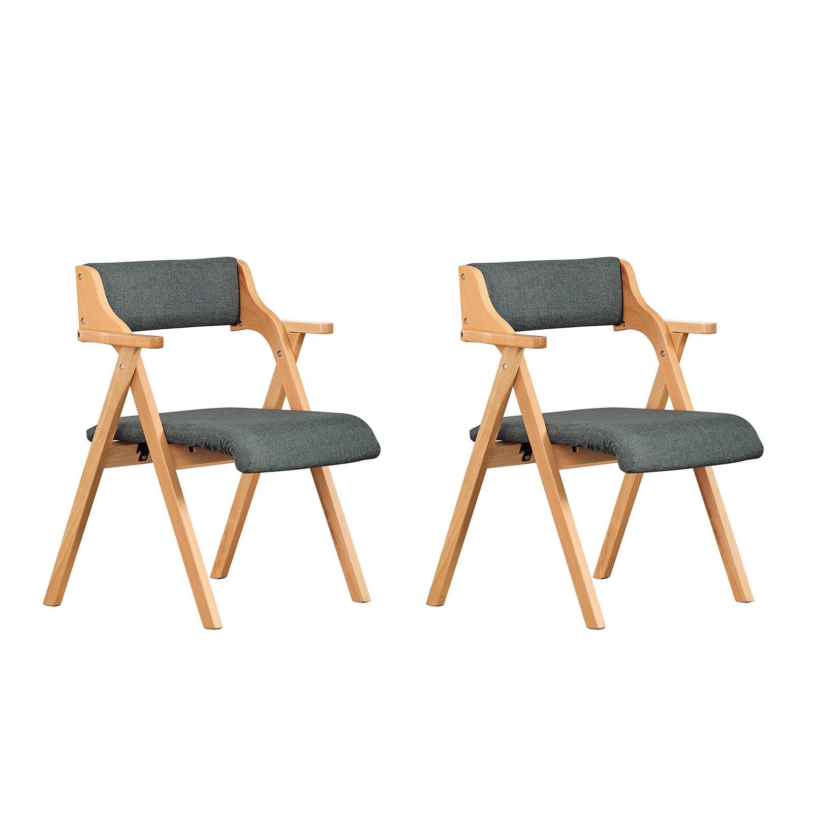 gepolsterte campingstühle SoBuy Klappstühle 2er Set Vergrößerter&Verbreiterter Holz gepolstert D – SoBuy.de
