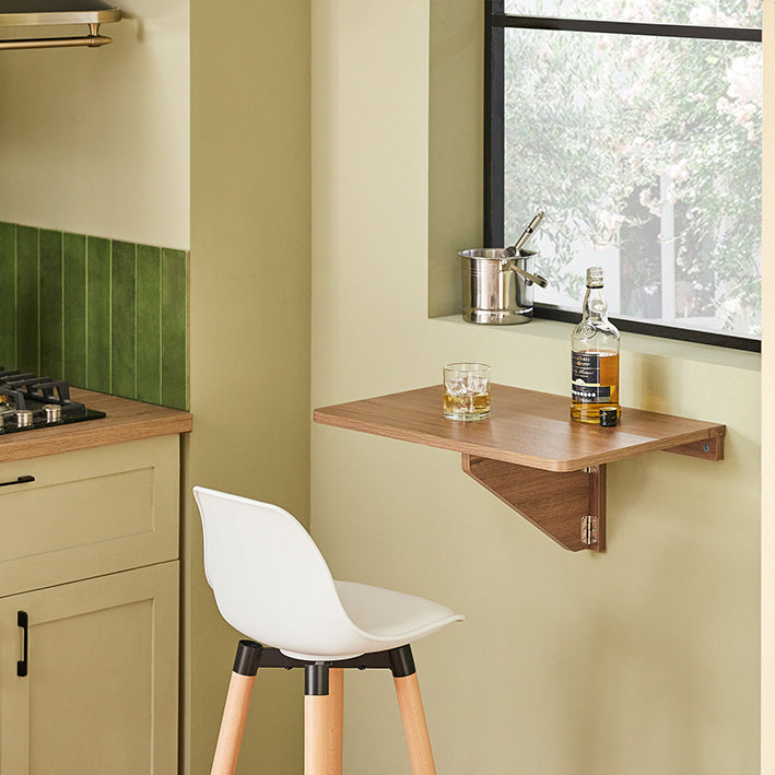 SoBuy | Wandklapptisch | Küchentisch | Schreibtisch | Kindermöbel | Vintage | FWT03-PF