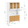 SoBuy | Schreibtisch klappbar | Klapptisch Arbeitstisch | Bürotisch für Homeoffice | Laptoptisch | FWT107-WN