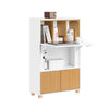 SoBuy | Schreibtisch klappbar | Klapptisch Arbeitstisch | Bürotisch für Homeoffice | Laptoptisch | FWT107-WN