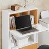 SoBuy | Schreibtisch klappbar | Klapptisch Arbeitstisch | Bürotisch für Homeoffice | Laptoptisch | FWT107-WN