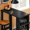 Sobuy | Bartisch | Stojící stůl | Černý kuchyňský stůl | FWT17-SCH