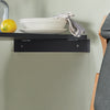 Vorverkauf | SoBuy | Wandtisch mit Tafel | Klapptisch | Esstisch | Memoboard | Hellgrau | FWT20-SCH