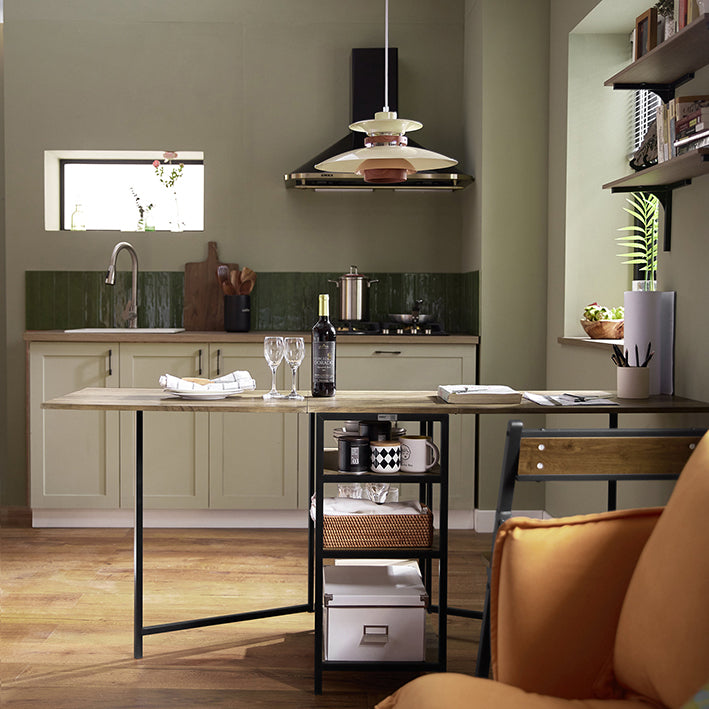 SoBuy | klappbarer Esstisch | Küchentisch | Holztisch | Klapptisch | FWT62-N